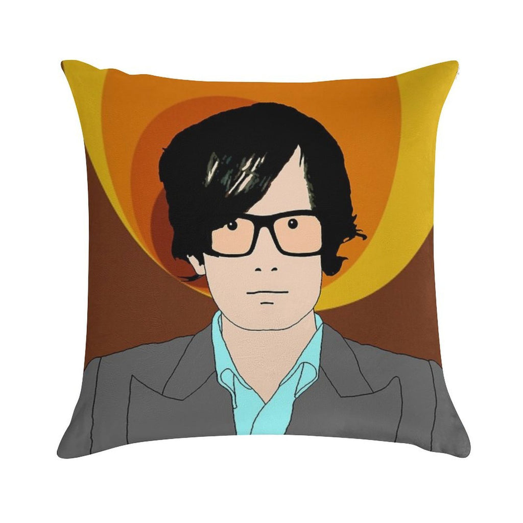 Jarvis Cocker Soft Luxury Feel Throw Pillow