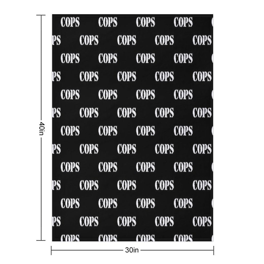Cops All-season Throw Blanket