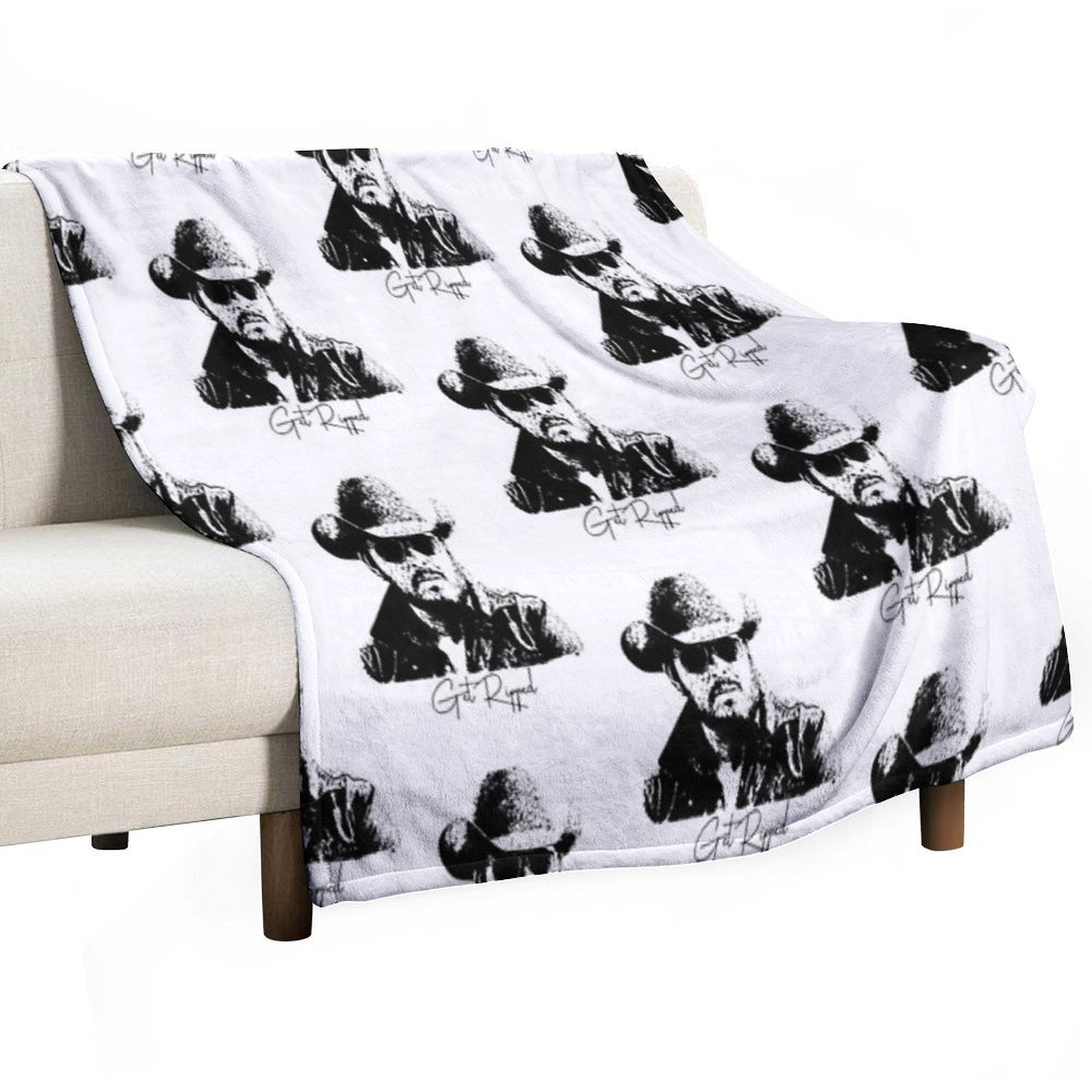 Get Ripped Is Cool Versatility Throw Blanket