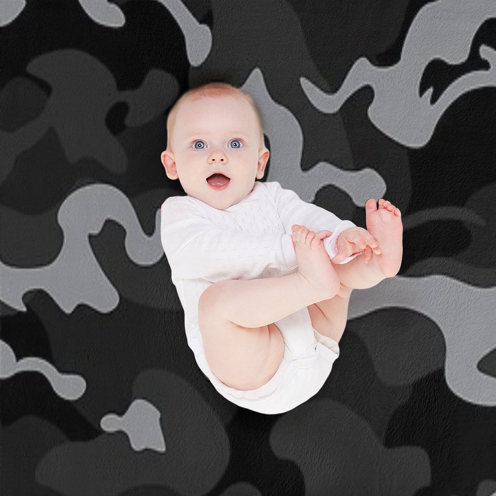 Camo Style - Urban Camouflage Easy Care Throw Blanket