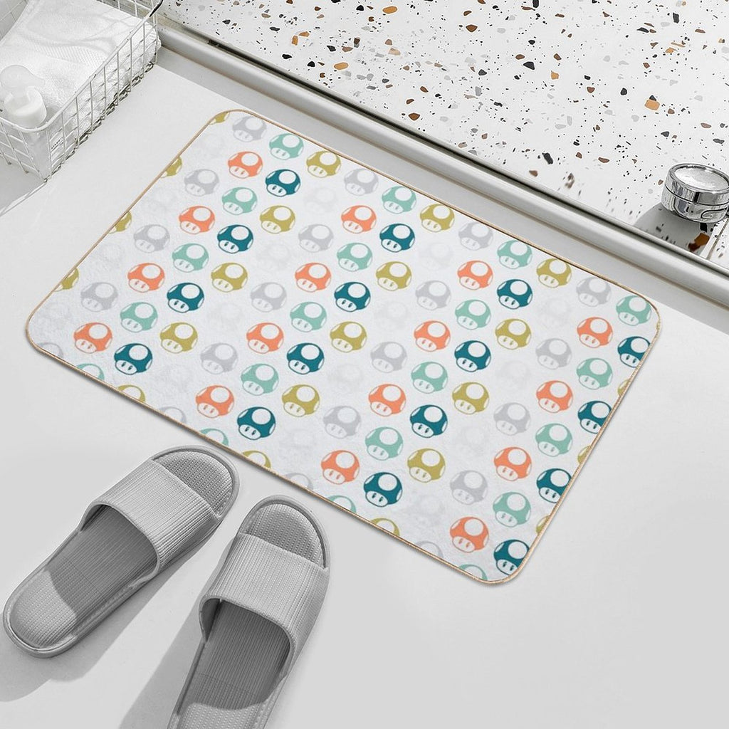 Mushrooms  High-Traffic Bath Mat