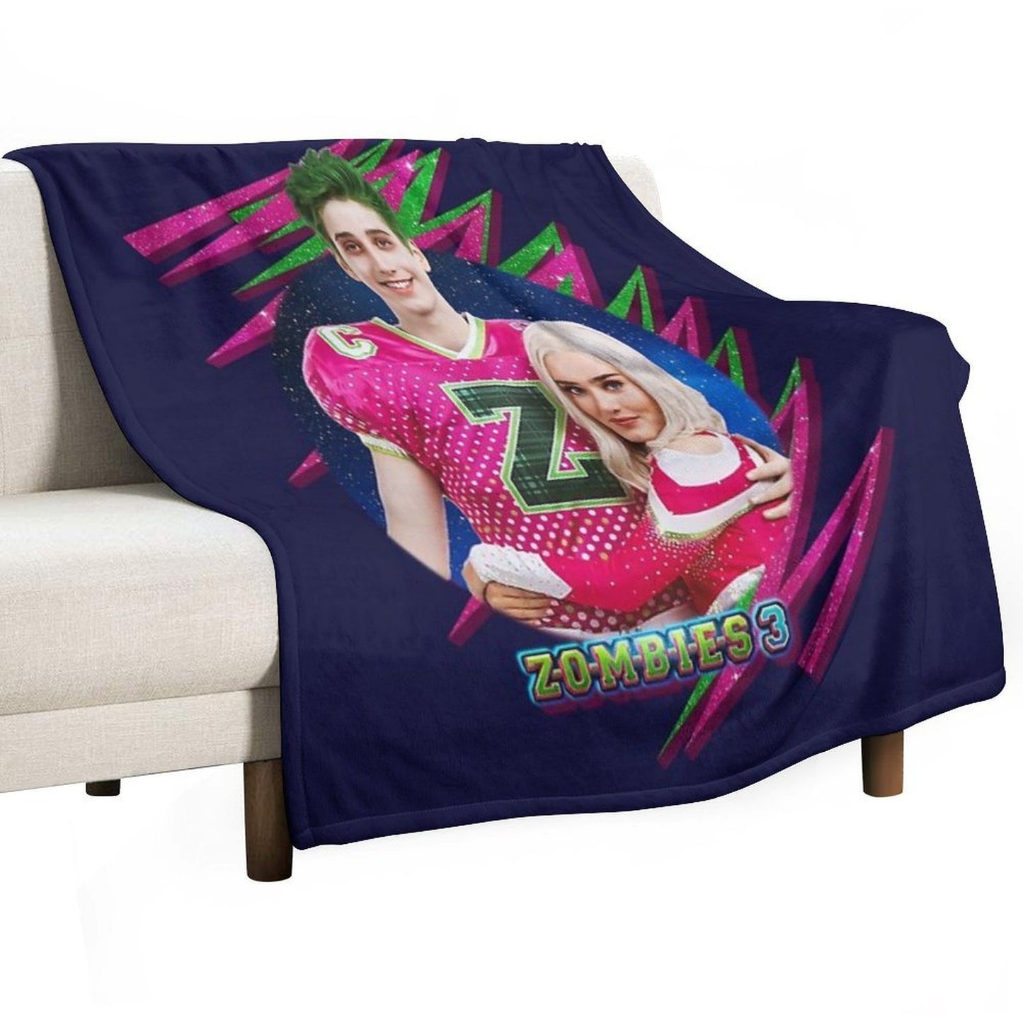 Zombies 3 - Zed And Addison Machine-washable Throw Blanket