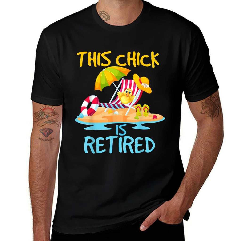 This Chick Is Retired Women Retirement  Wrinkle-resistant T-Shirt