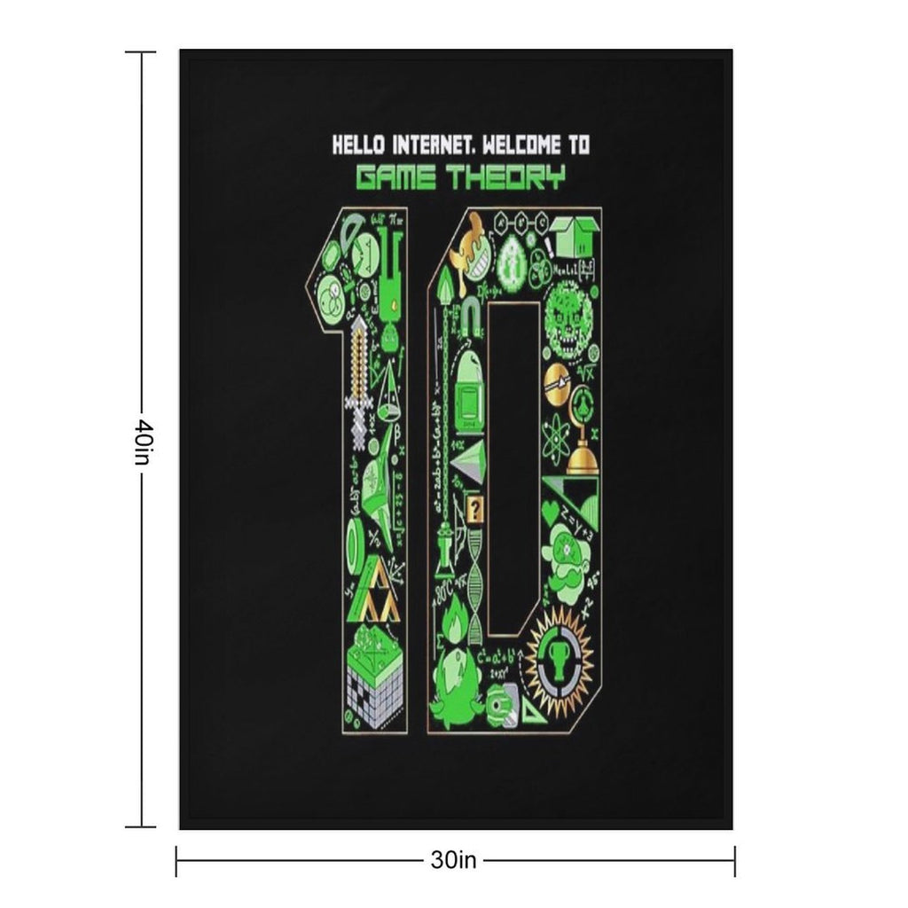 Game Theory 10th Anniversary Easy Care Throw Blanket