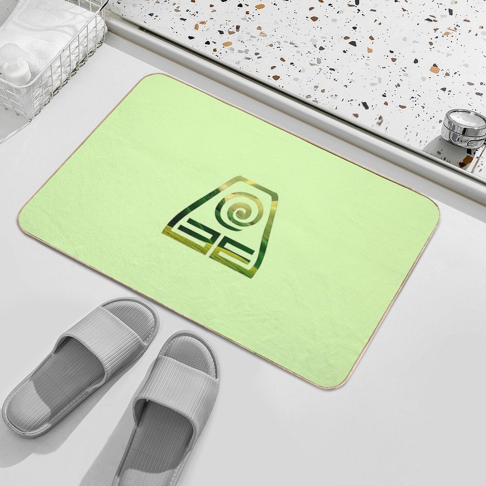 Earthbending Logo (Avatar The Last Airbender)  Versatile Bath Mat
