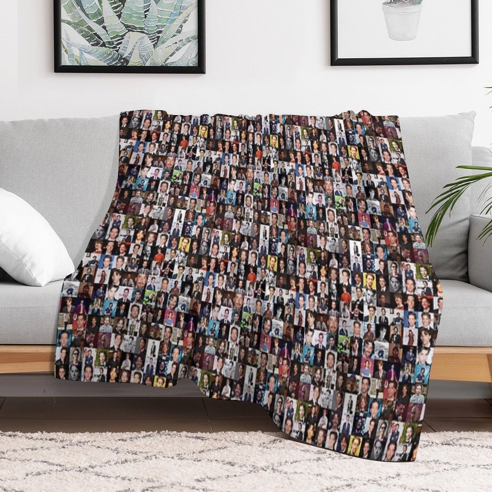 Christian Borle Collage - Many Items Available Plush Throw Blanket
