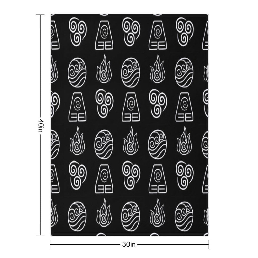 Avatar - The Four Elements Gift-ready Throw Blanket