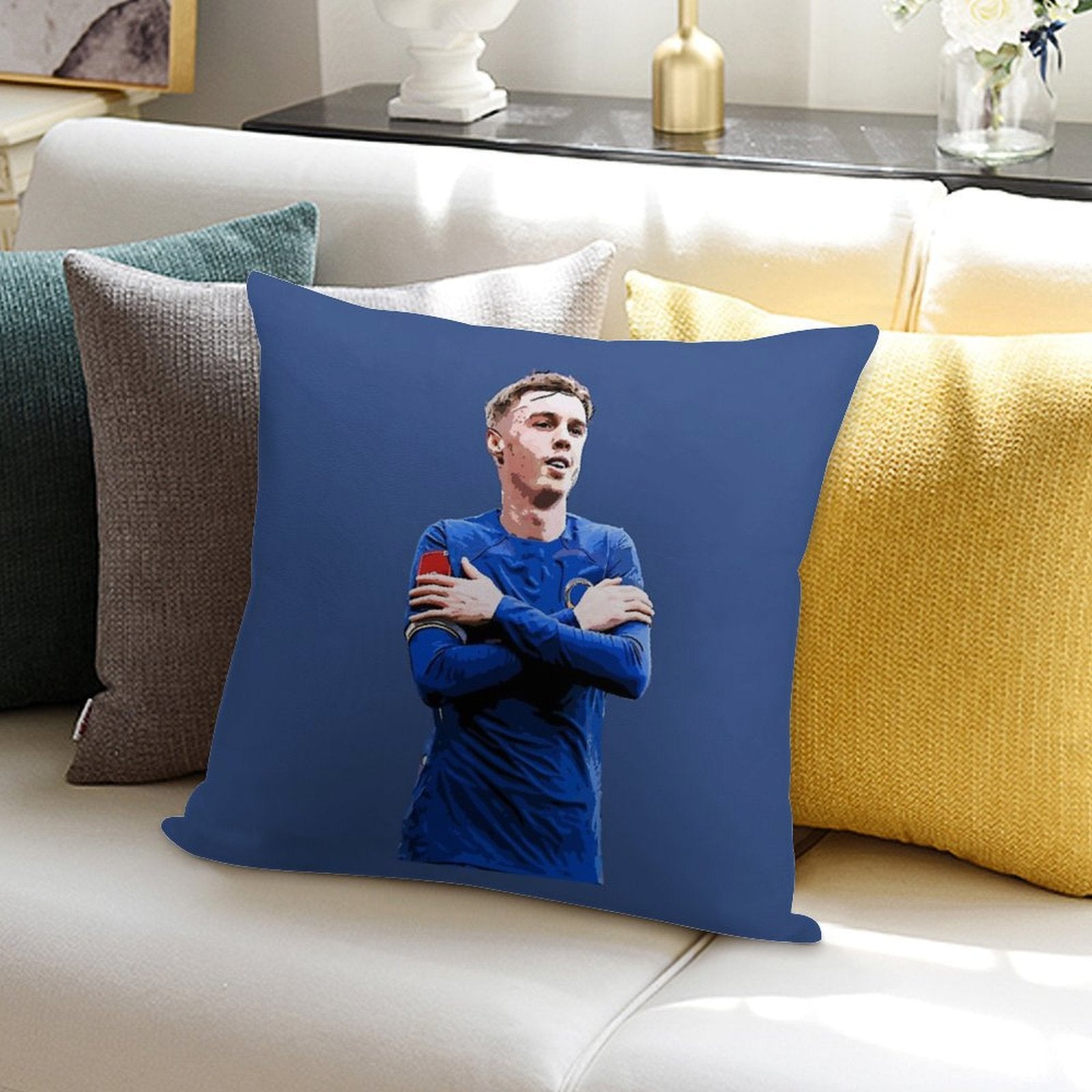Cole Palmer Soft Home Decor Throw Pillow