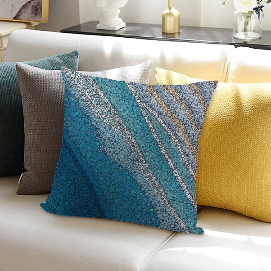 With The Tides Soft Bedroom Essential Throw Pillow