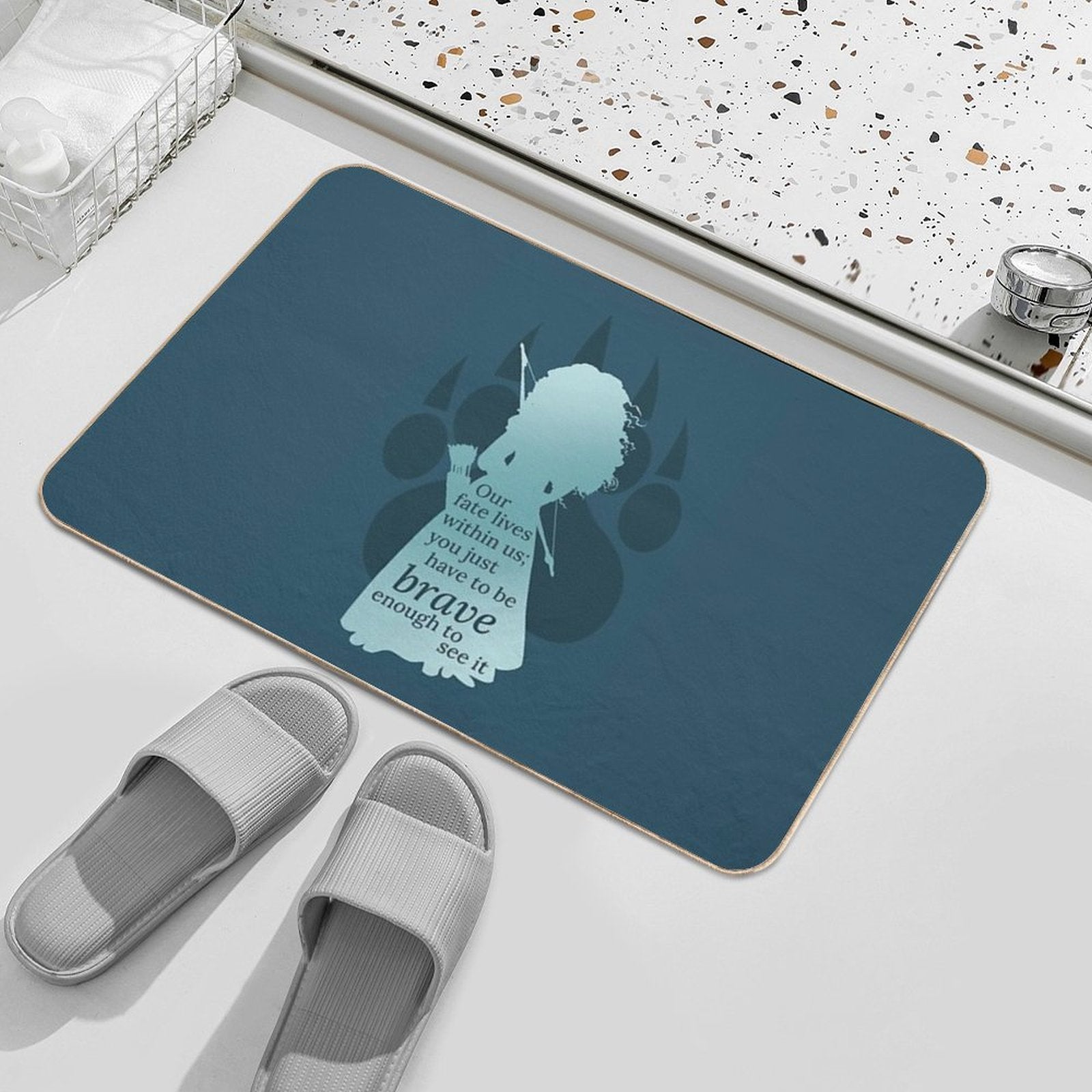 Brave Merida  Non-Slip Bath Mat