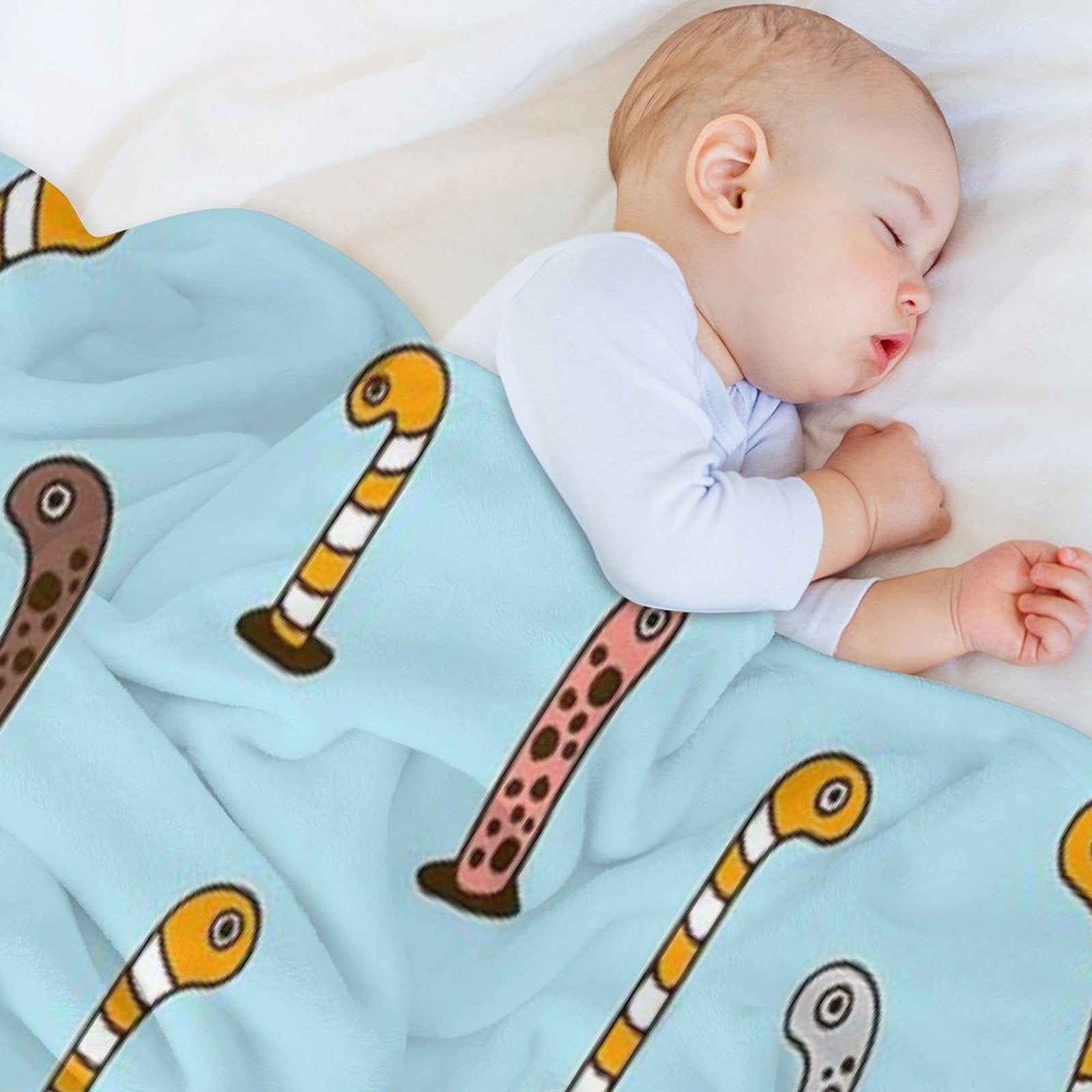 Garden Eels Velvety-soft Throw Blanket