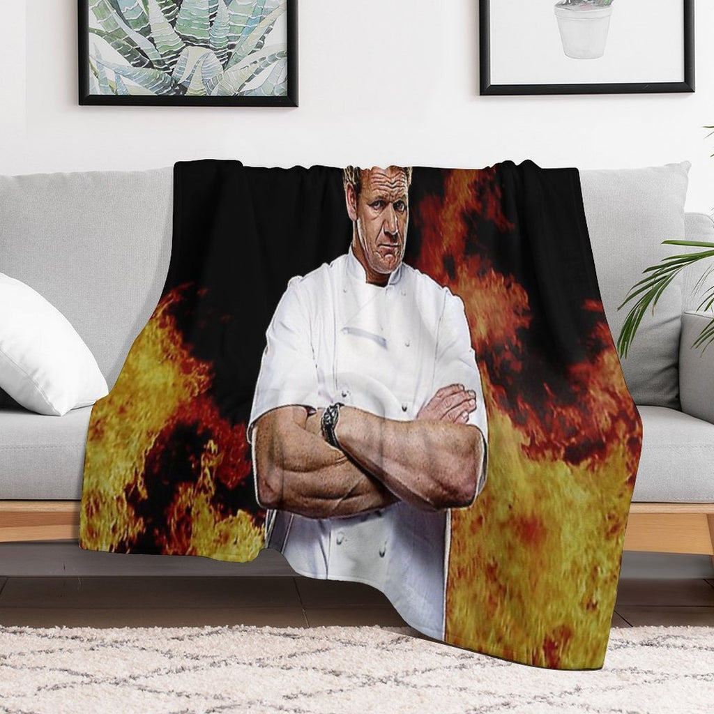 Gordon Ramsay Velvety-soft Throw Blanket