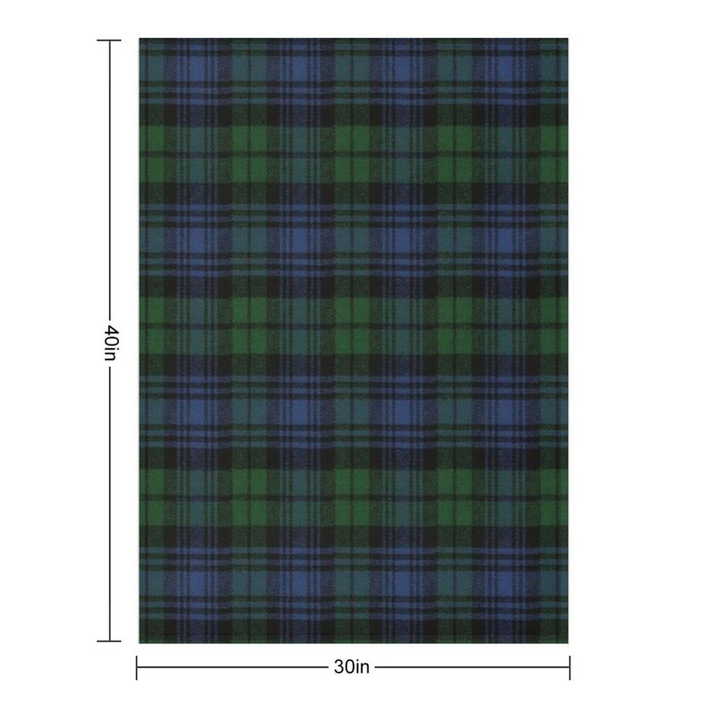Black Watch Ancient  Original Scottish Tartan Shrink-resistant Throw Blanket