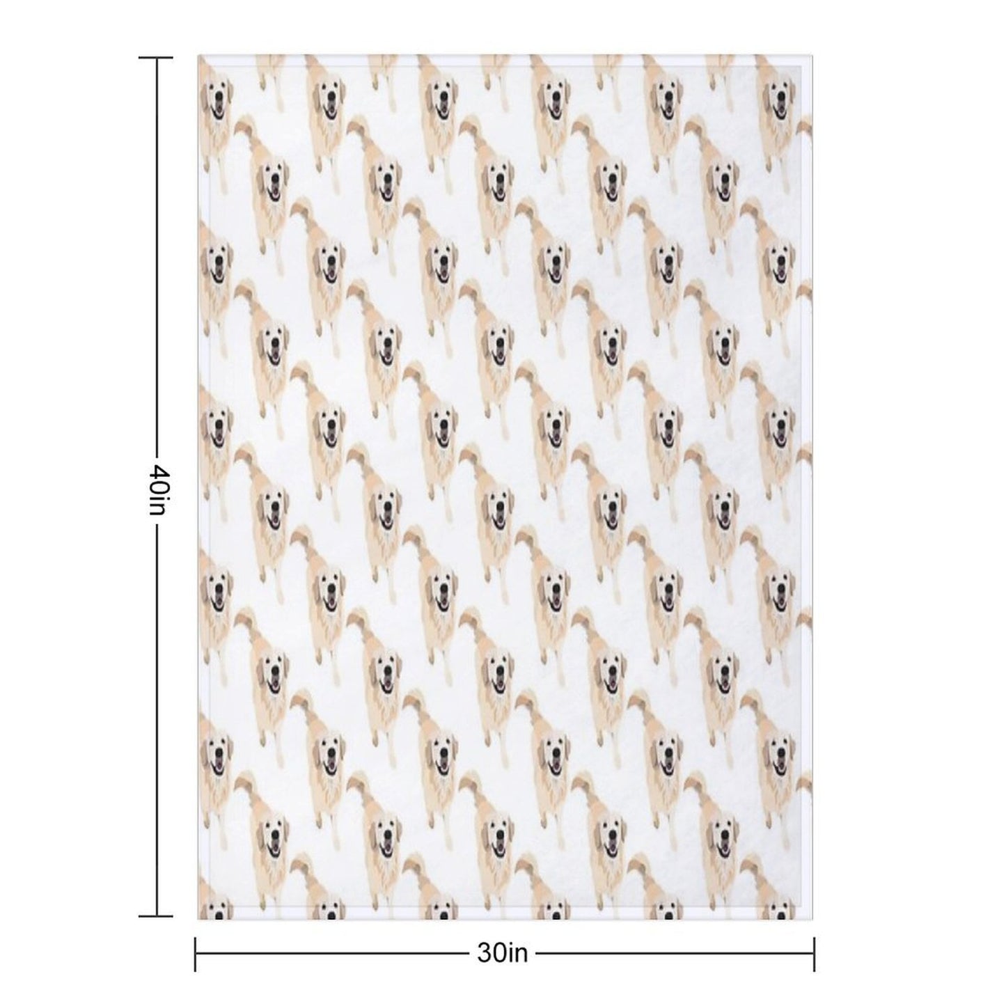 Golden Retriever Doggo Quick-dry Throw Blanket