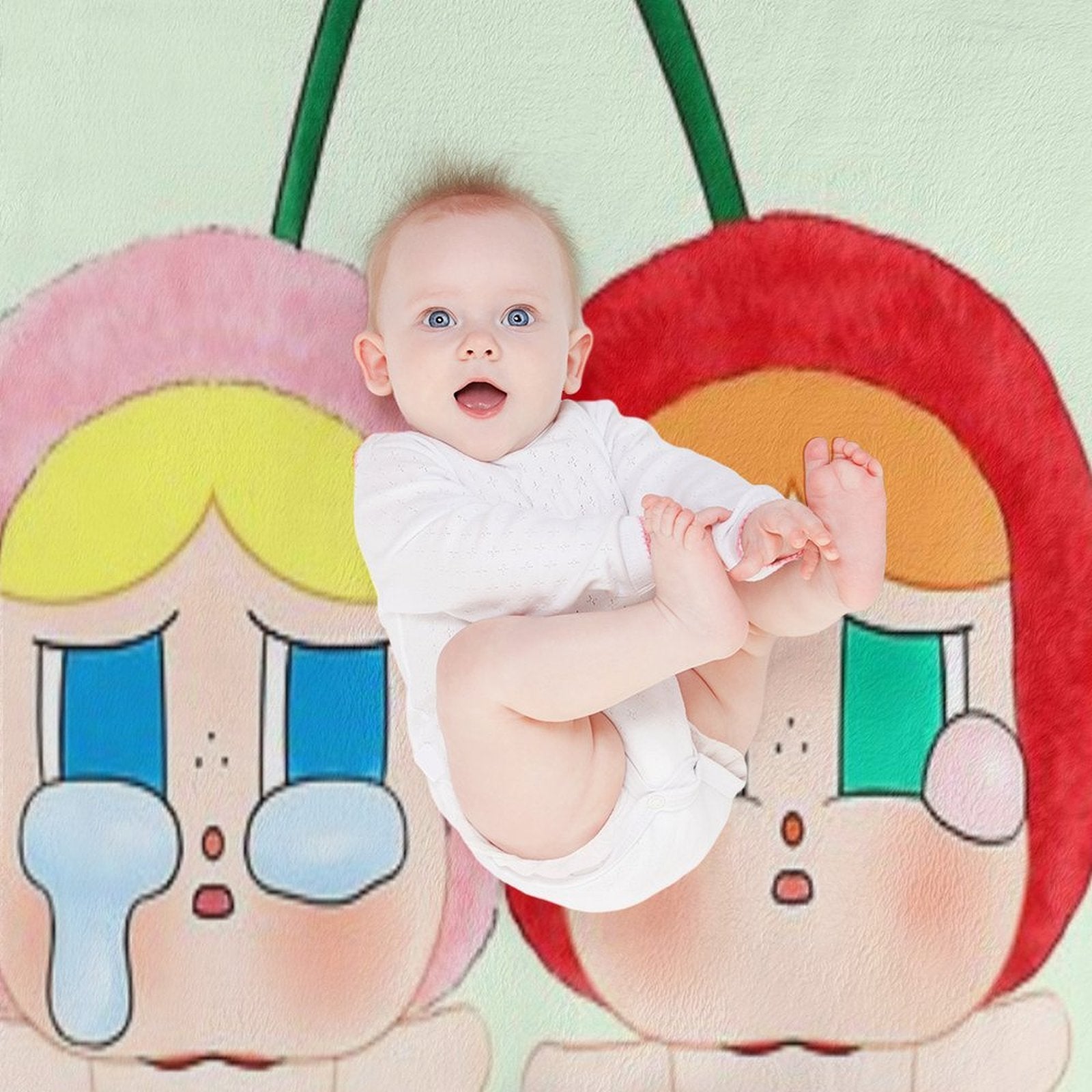 Cherry Crybaby Eco-conscious Throw Blanket