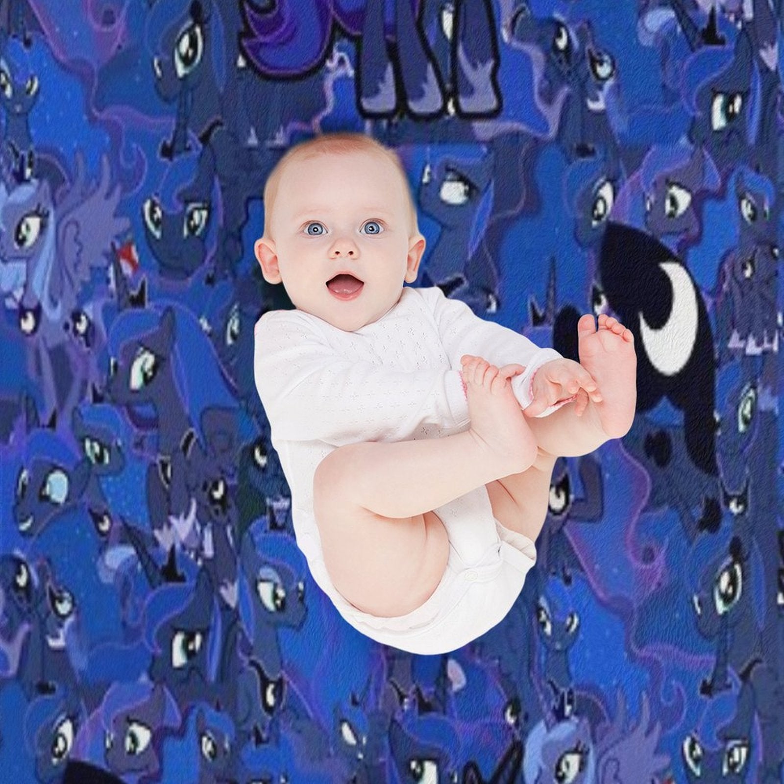 Princess Luna Velvety-soft Throw Blanket