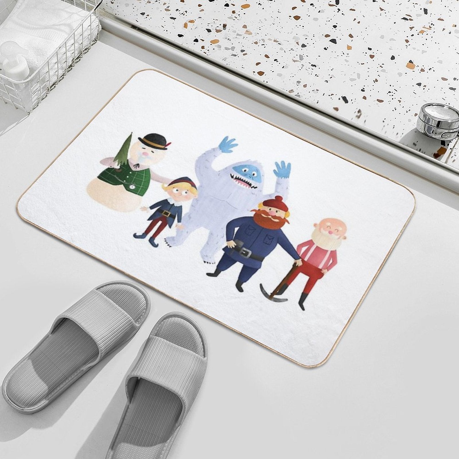 Classic Rudolph 2016  Odorless Bath Mat
