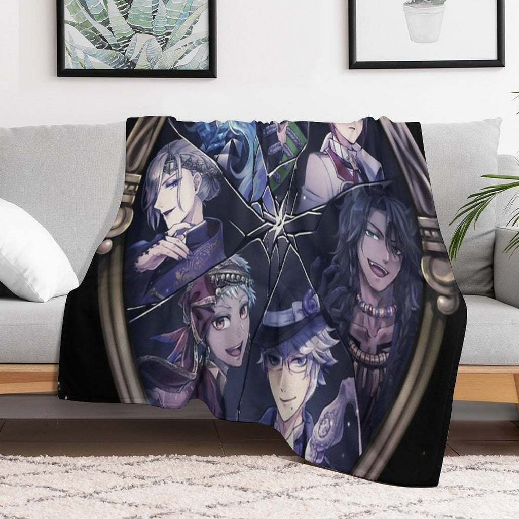 Twisted Wonderland Anime Machine-washable Throw Blanket