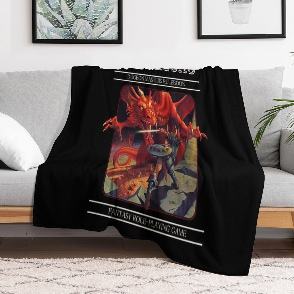 Dungeons & Dragons 1974 Easy Care Throw Blanket