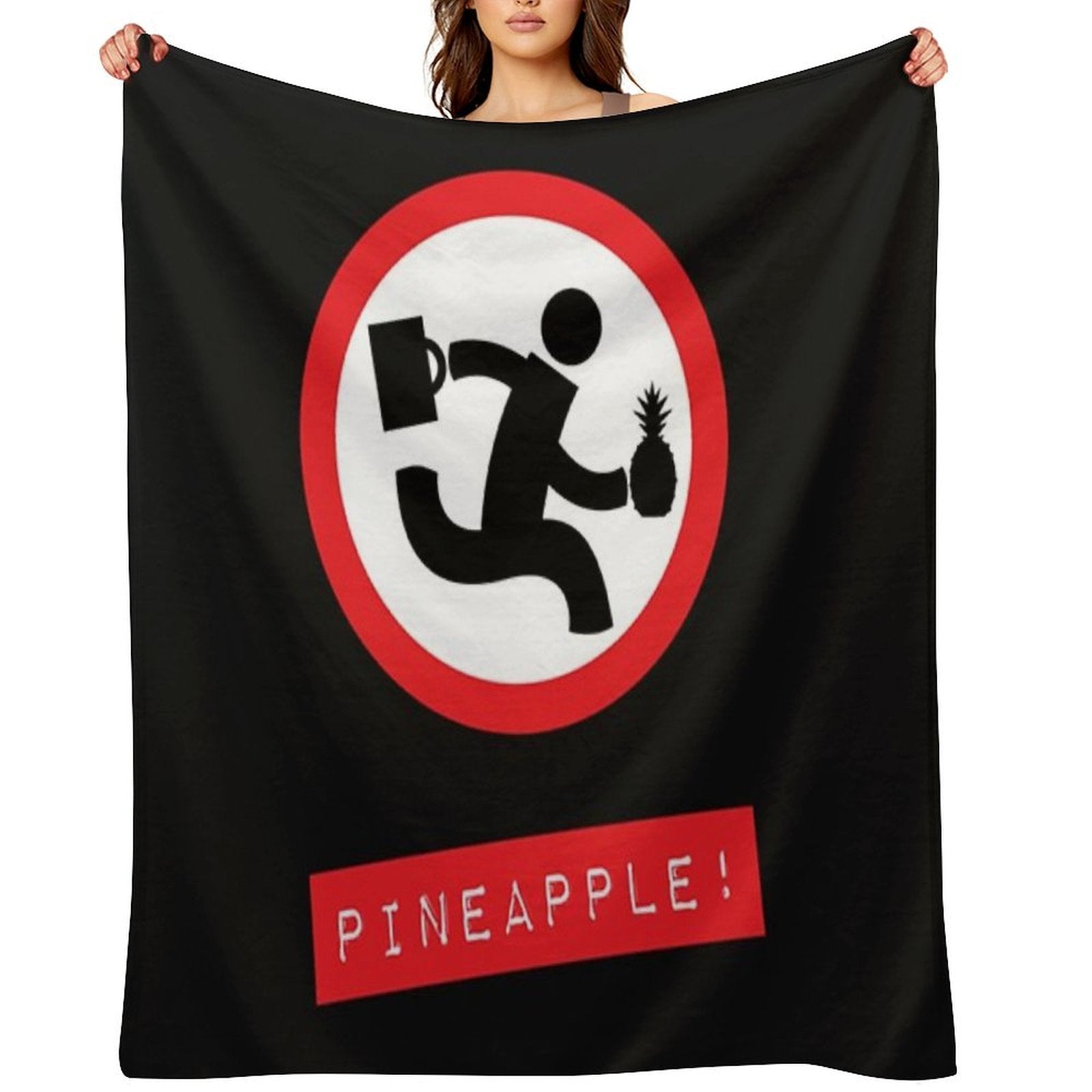 Chuck TV Show _quot_Pineapple!_quot_ All-season Throw Blanket