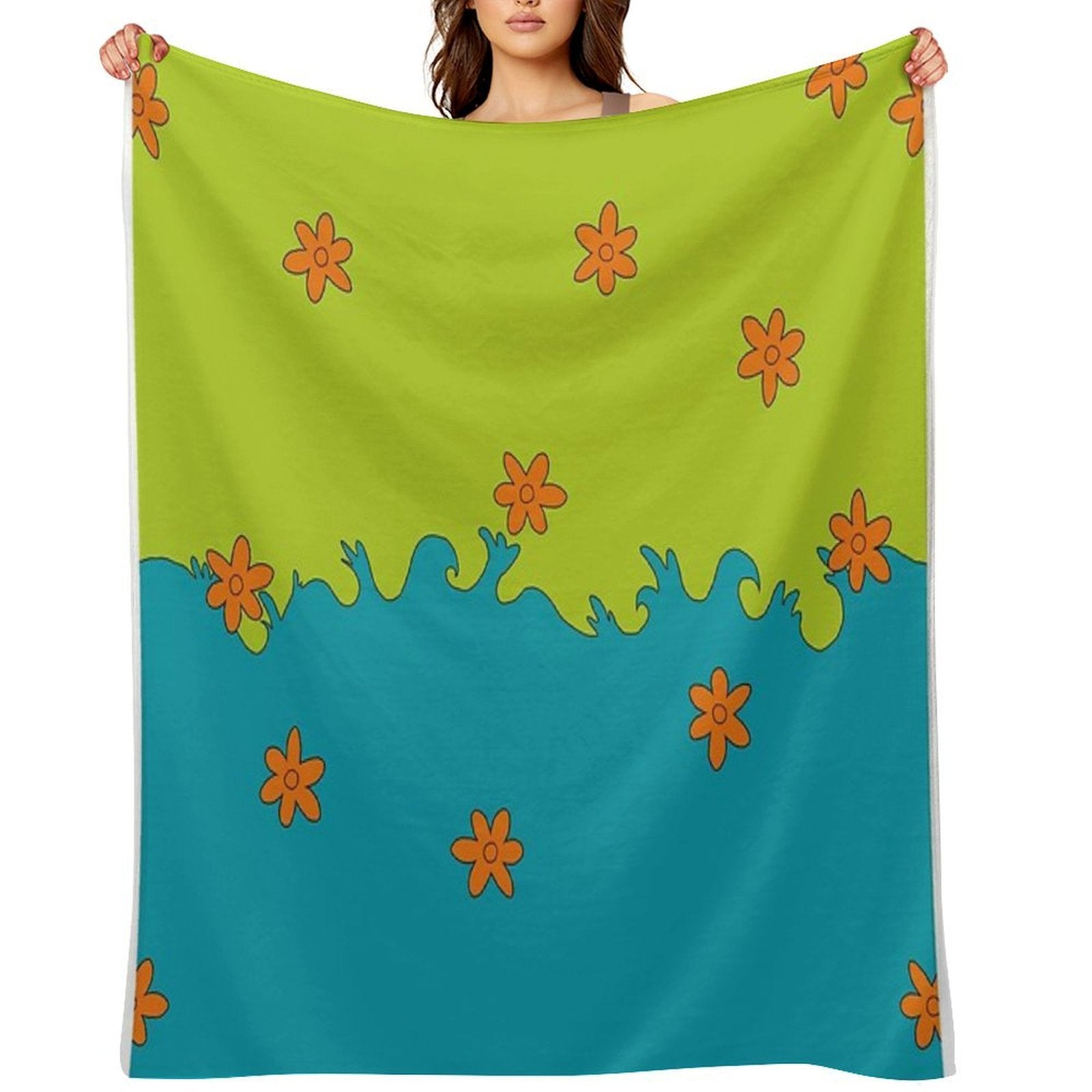 Mystery Pattern Wrinkle-free Throw Blanket