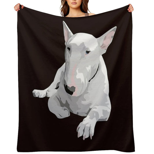 English Bull Terrier All-season Throw Blanket