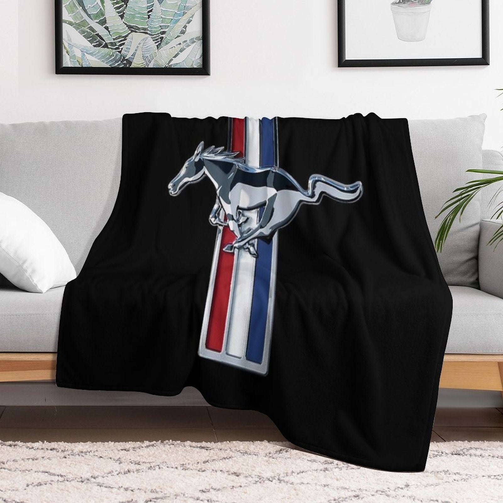 'stang Sustainable Throw Blanket
