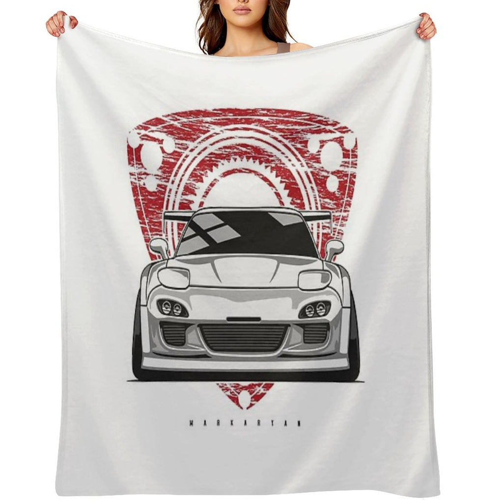 Rotary FD3S Premium Throw Blanket