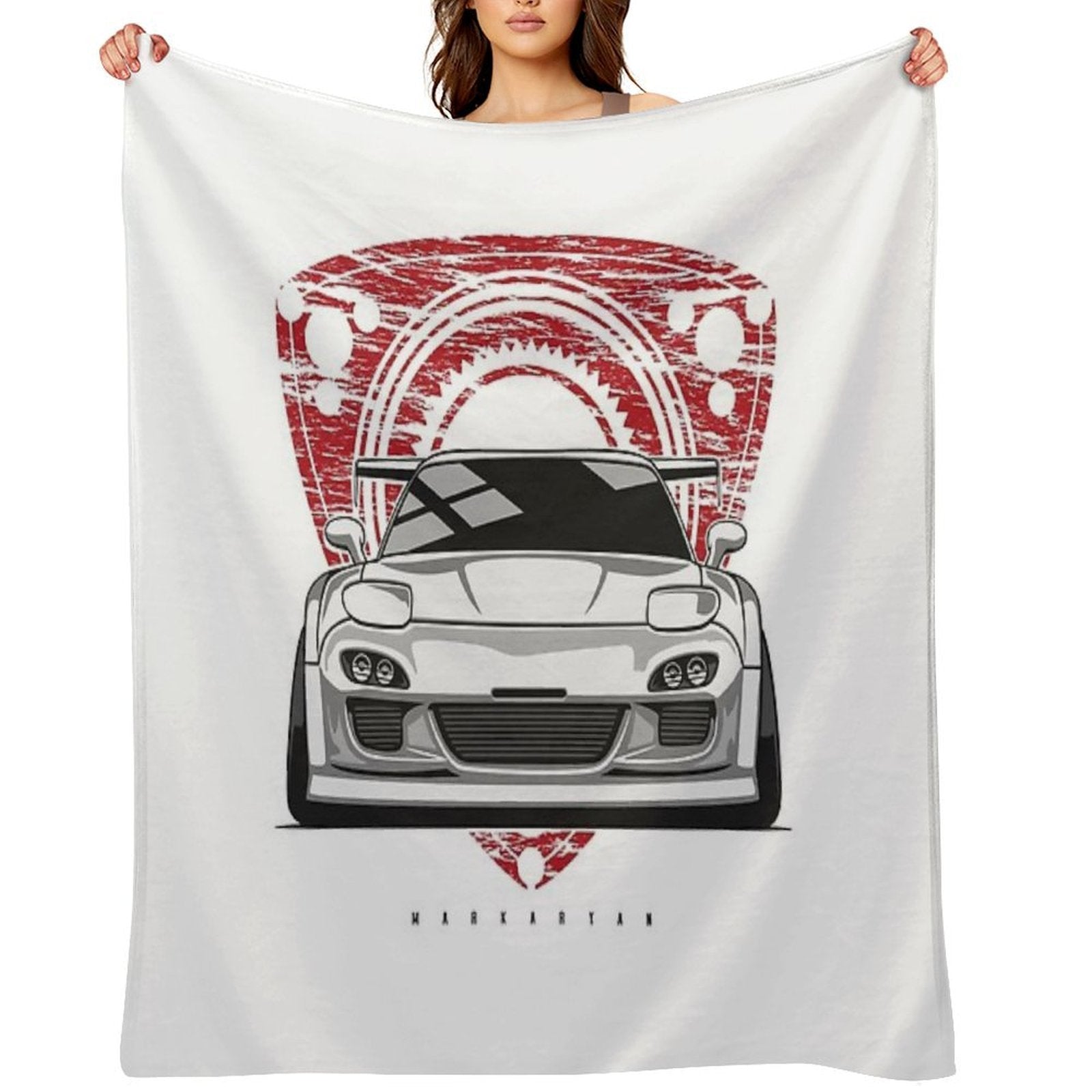 Rotary FD3S Premium Throw Blanket