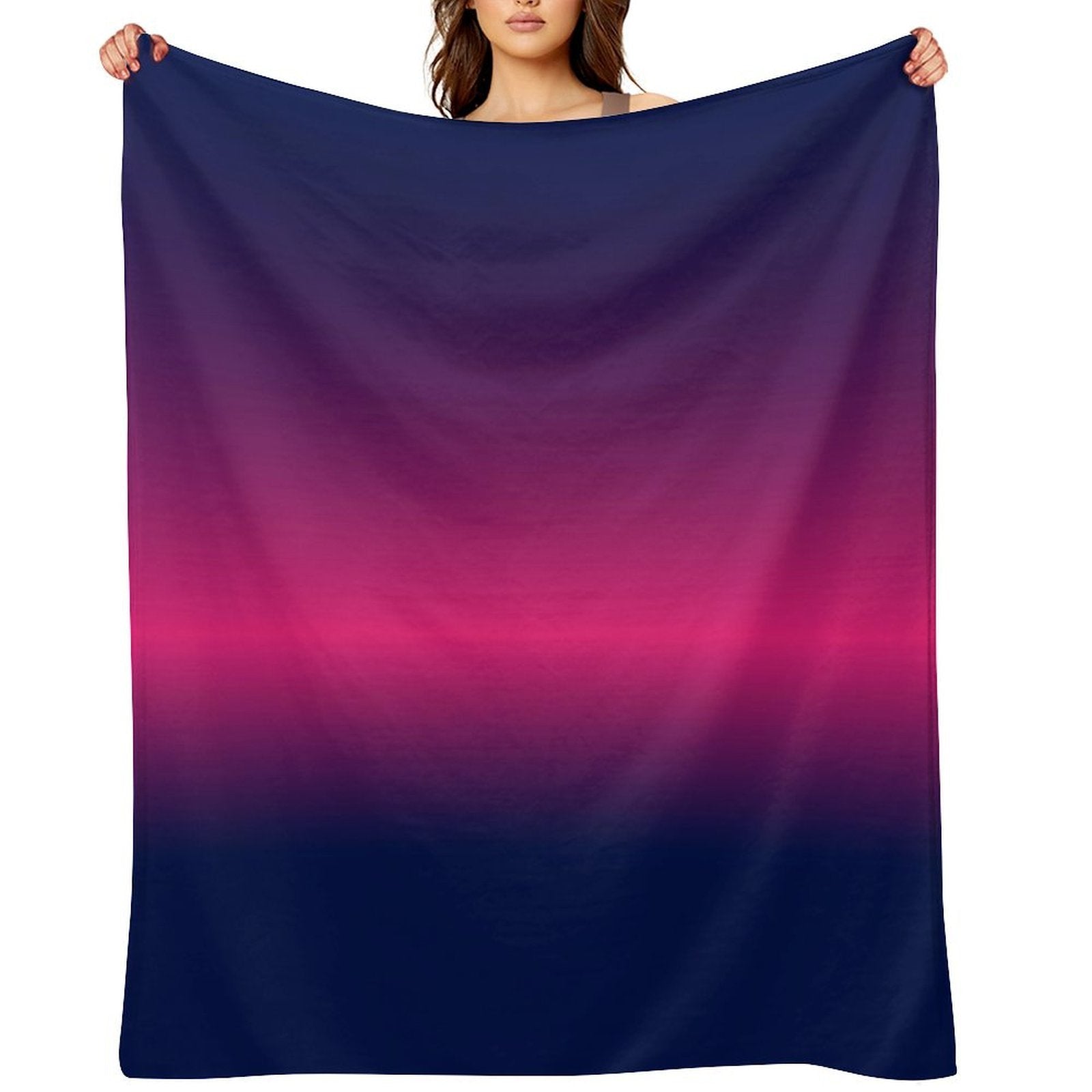 Synthwave Pantone Gradient Gift-ready Throw Blanket