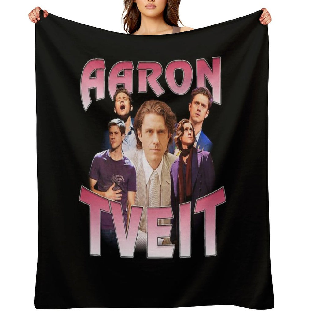 Aaron Tveit Retro Durable Throw Blanket