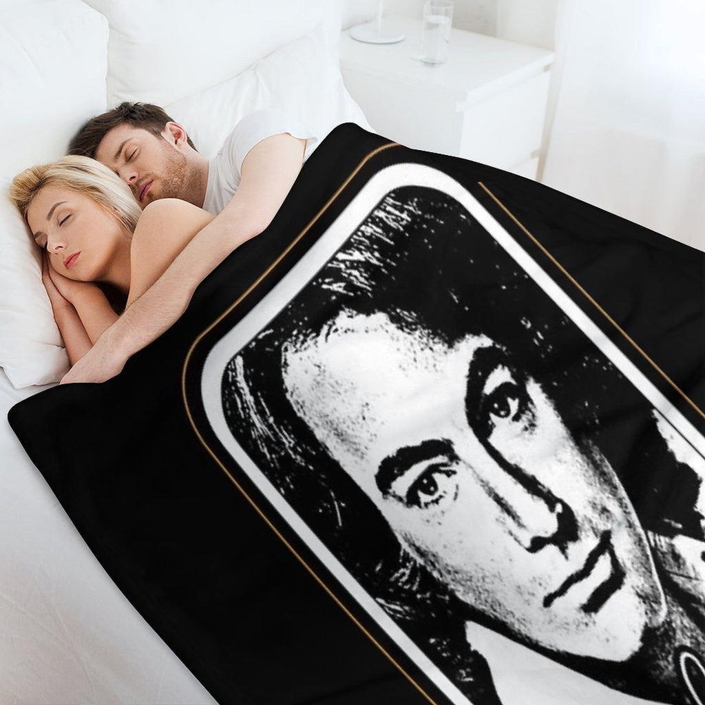 Rétró 1970s Fán Désígn Essential All-season Throw Blanket