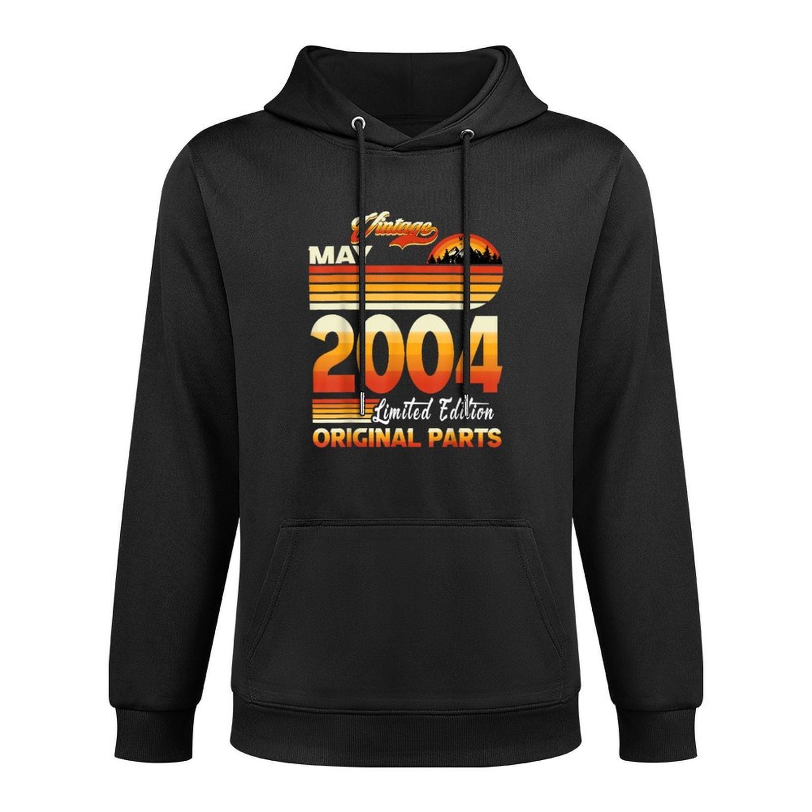 21 Years Old Retro Vintage May 2004 Funny 21st Birthday Casual Wear Hoodie