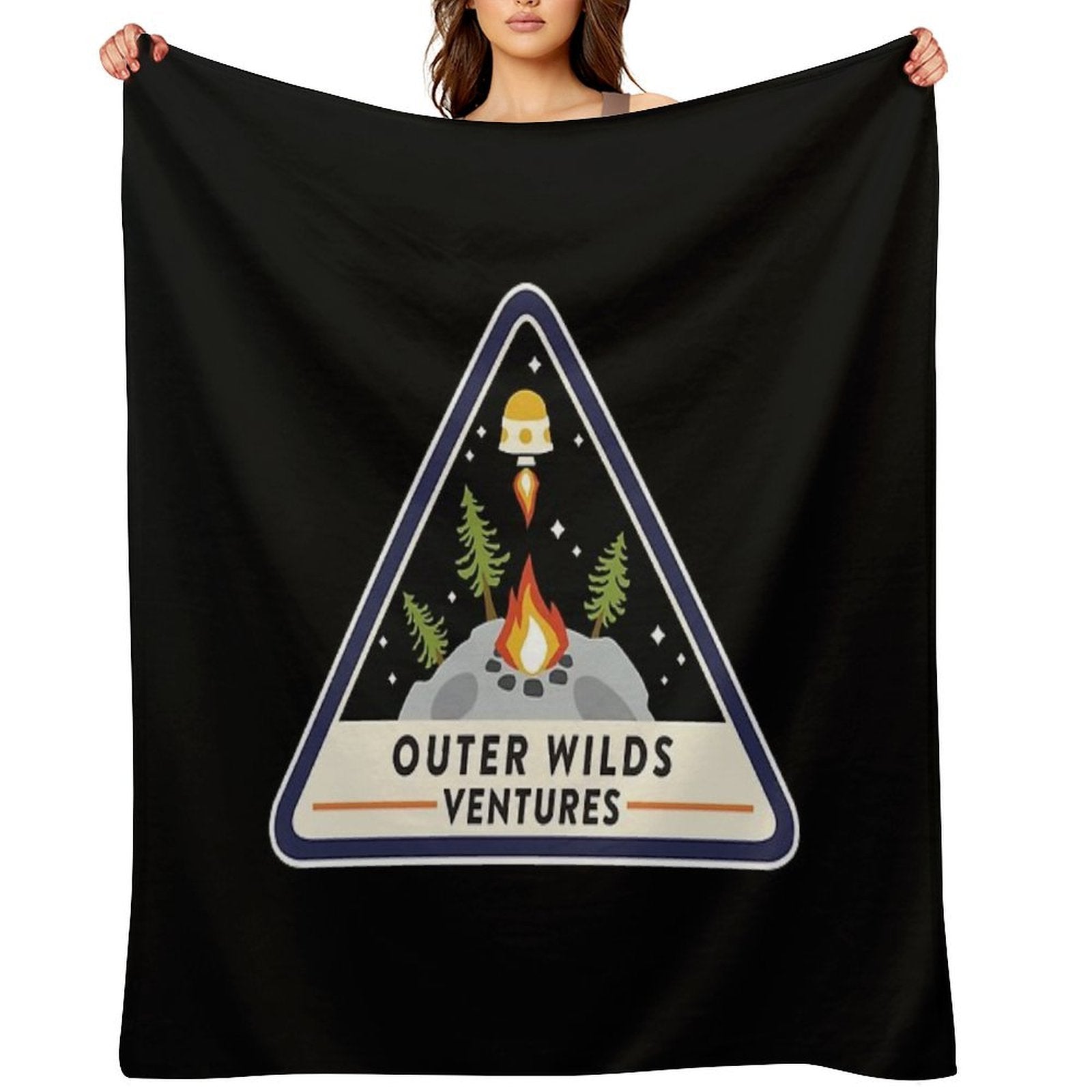 Outer Wilds Ventures Comfort Throw Blanket