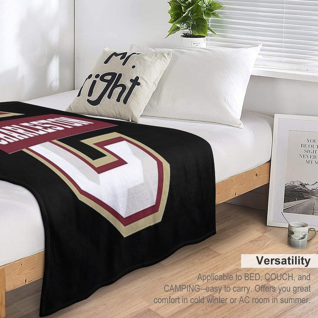 College of Charleston Cougars Classic Anti-pilling Throw Blanket