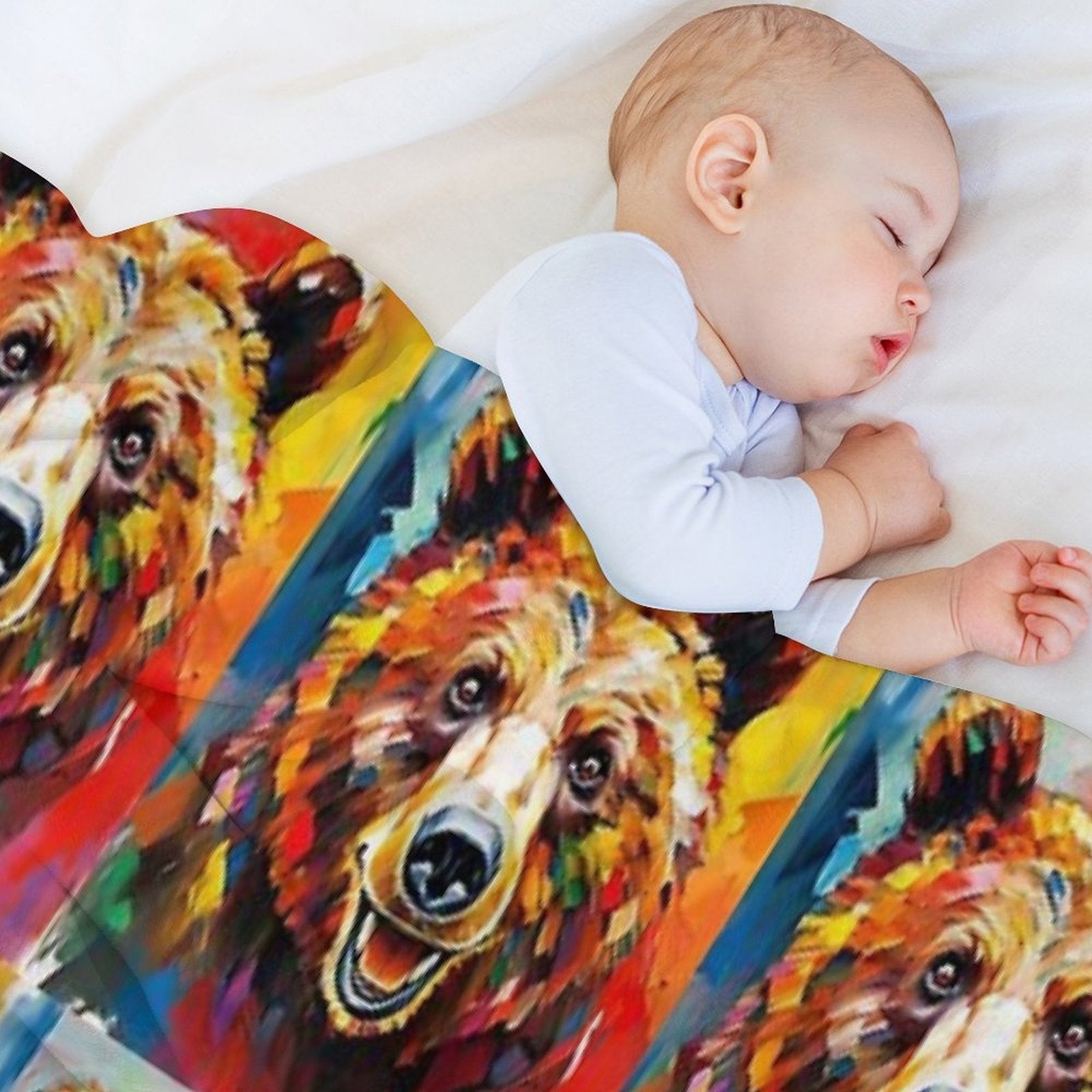 Bear Compact Throw Blanket