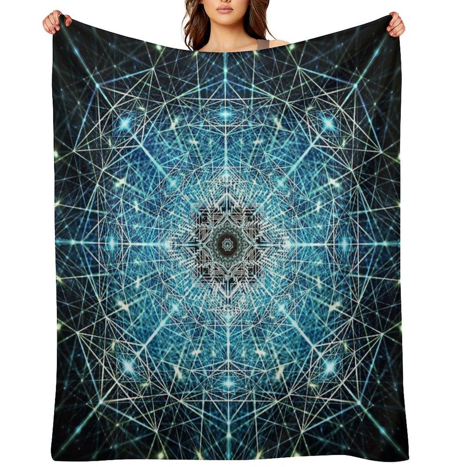 Dimensional Tensegrity Eco-conscious Throw Blanket