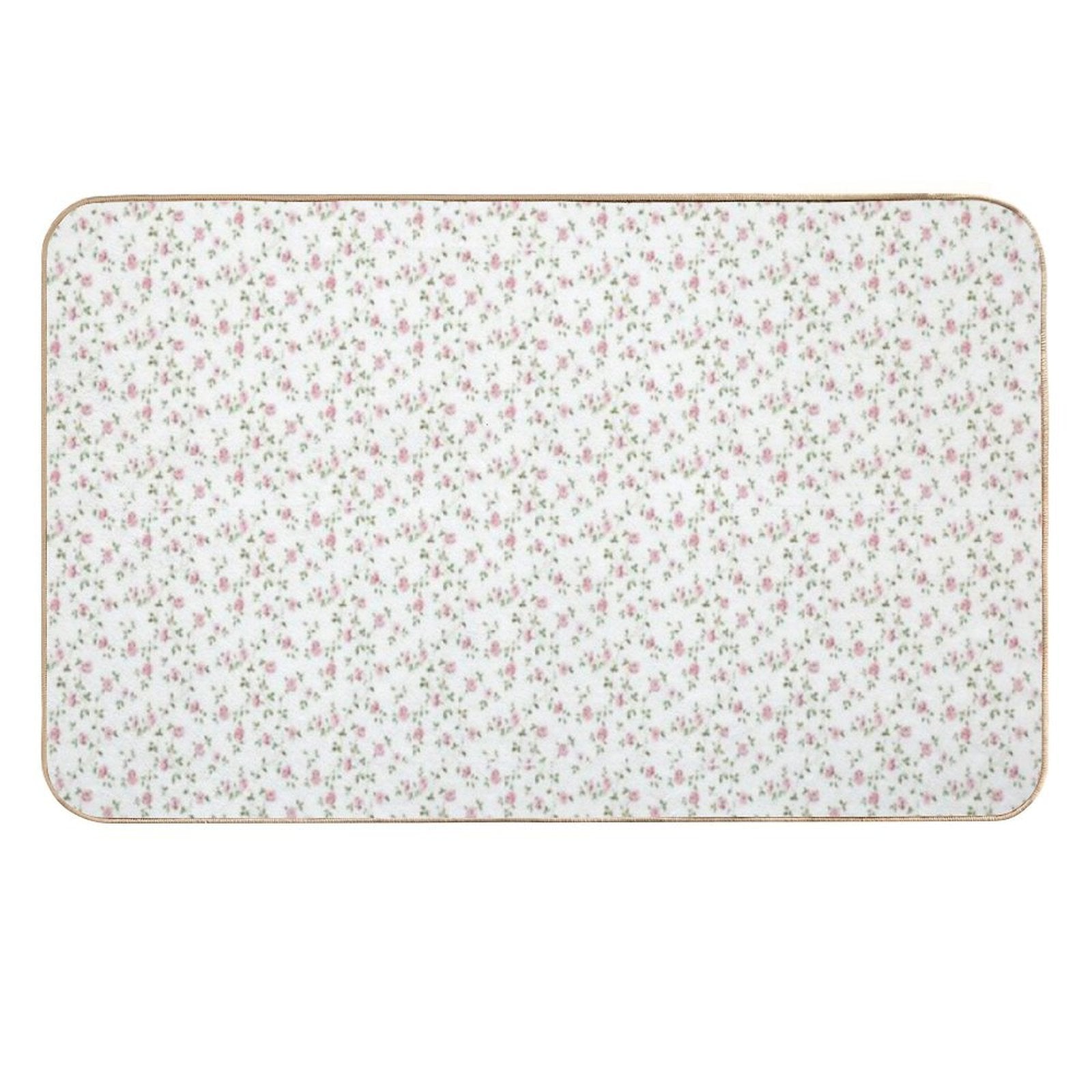 Coquette Floral Pattern  Easy Maintenance Bath Mat