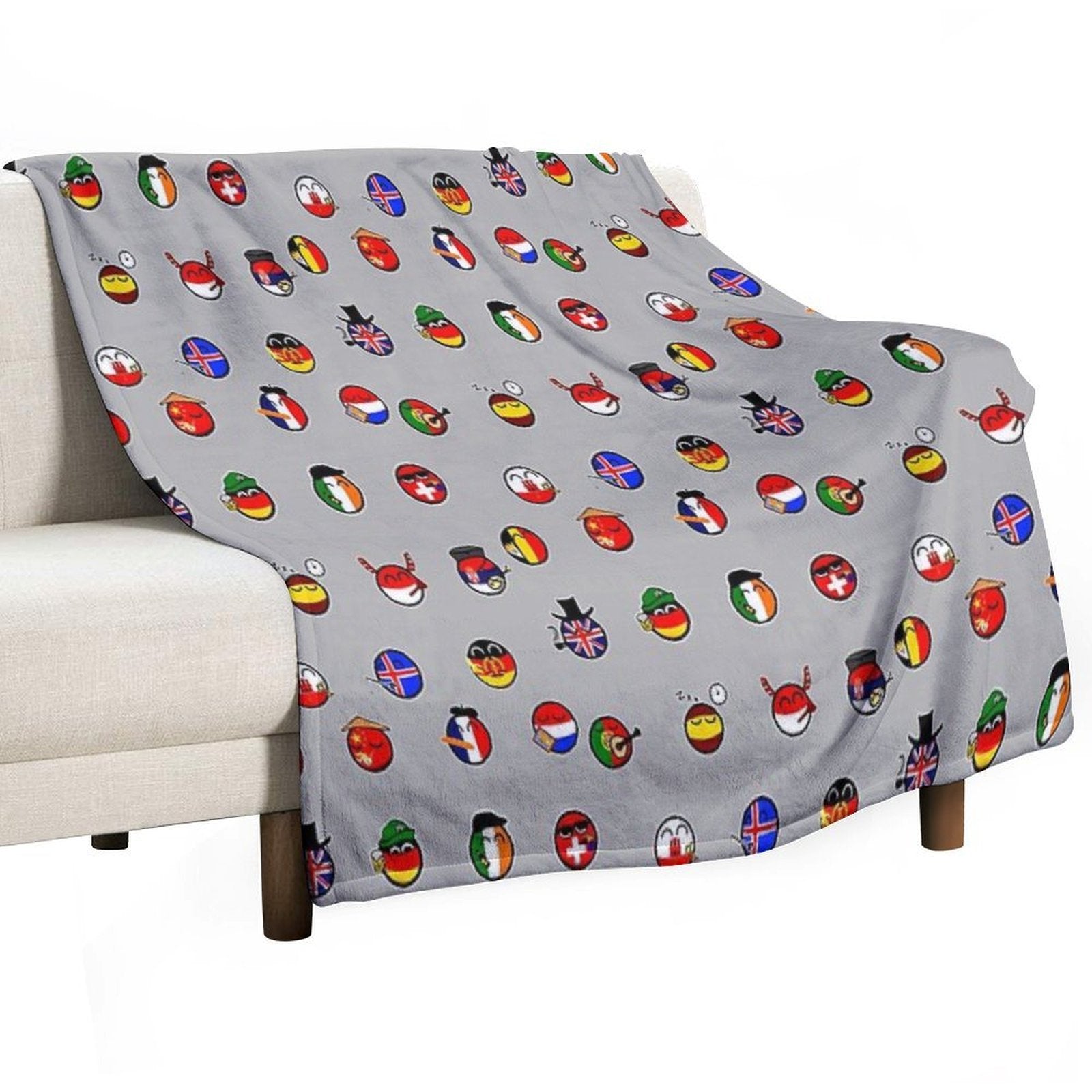 Countryballs Pack Comfort Throw Blanket