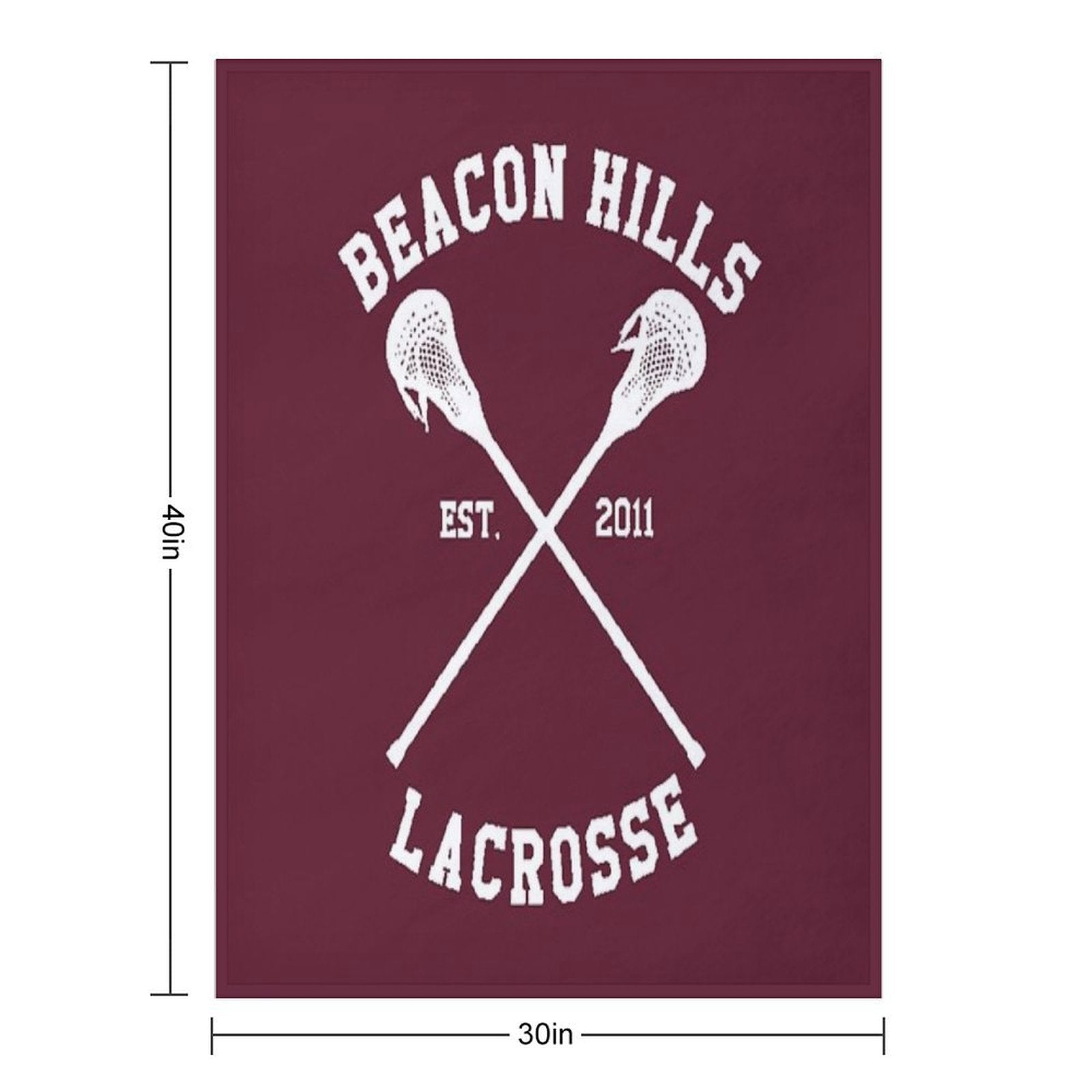 Beacon Hills Lacrosse - Teen Wolf Multi-functional Throw Blanket