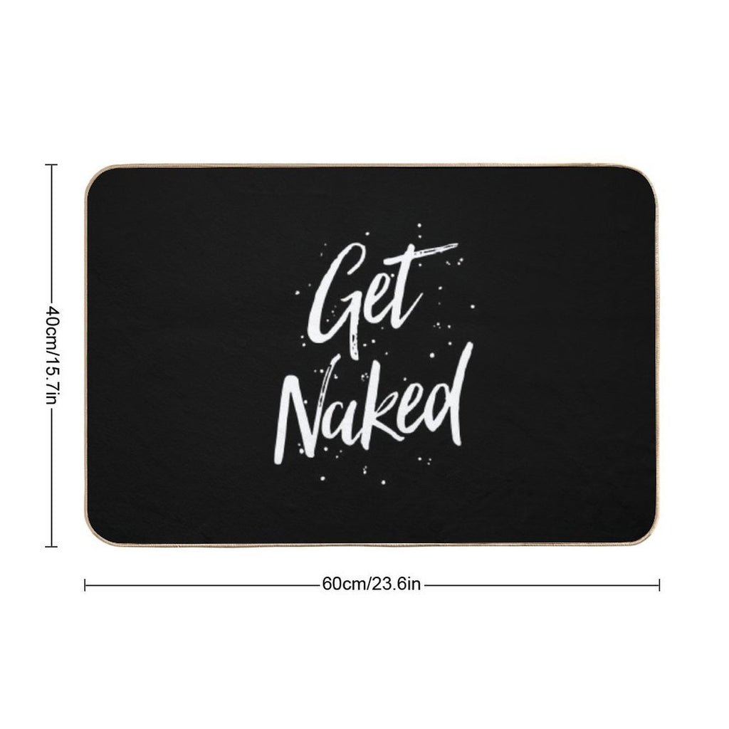 Get Naked  Fade-Resistant Bath Mat