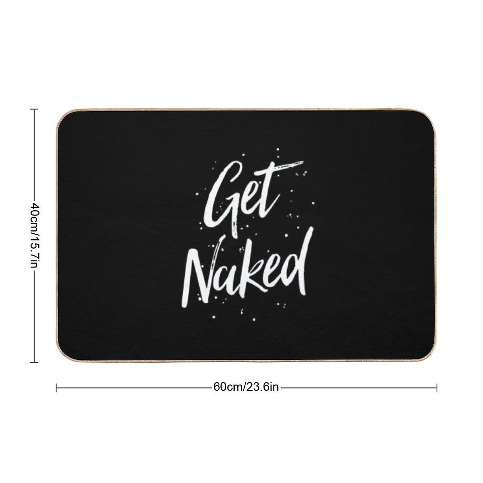 Get Naked  Fade-Resistant Bath Mat