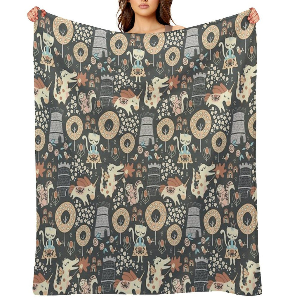 Animal Kingdom Lightweight Throw Blanket