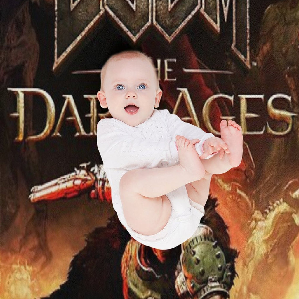 Doom The Dark Ages Video Game All-season Throw Blanket