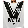 WESTERN SUBURBS MAGPIES 1980 RUGBY LEAGUE JERSEY Wrinkle-free Throw Blanket