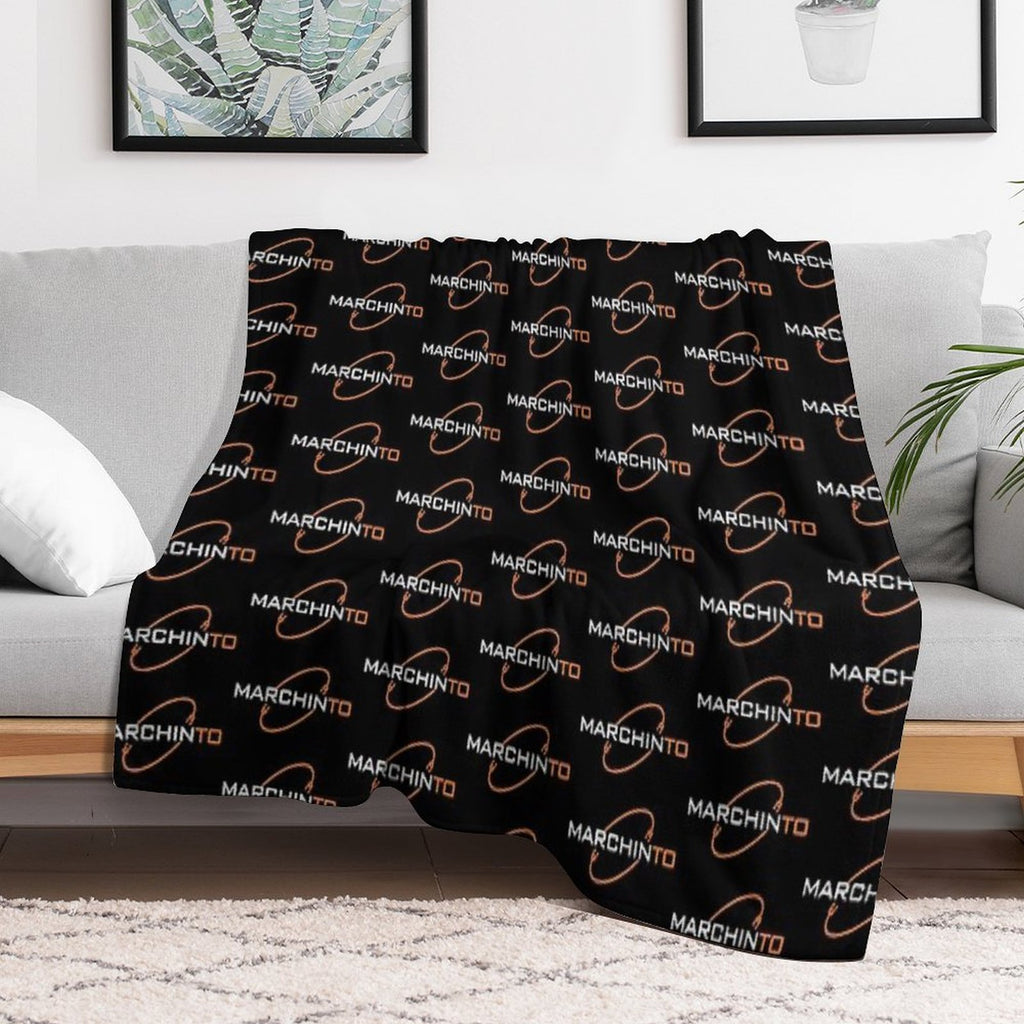 Marchinto Logo V2 Eco-conscious Throw Blanket