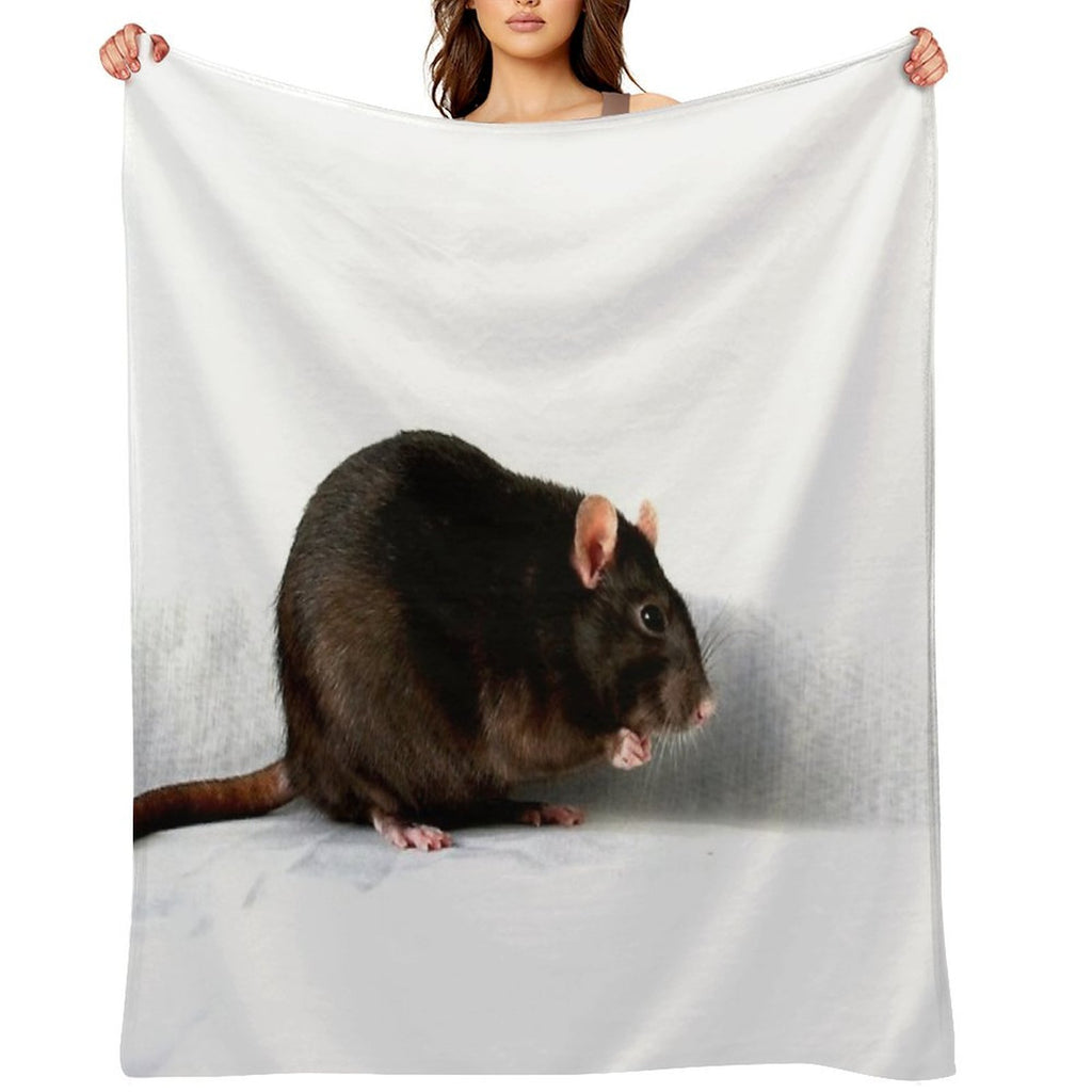 Rat Anti-pilling Throw Blanket