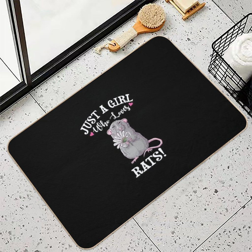 Pet Rat  Repositionable Bath Mat