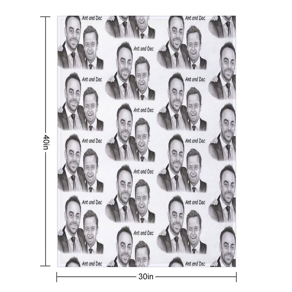 Ant And Dec Lightweight Throw Blanket