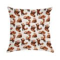 Red Panda Pattern Soft Easy Maintenance Throw Pillow